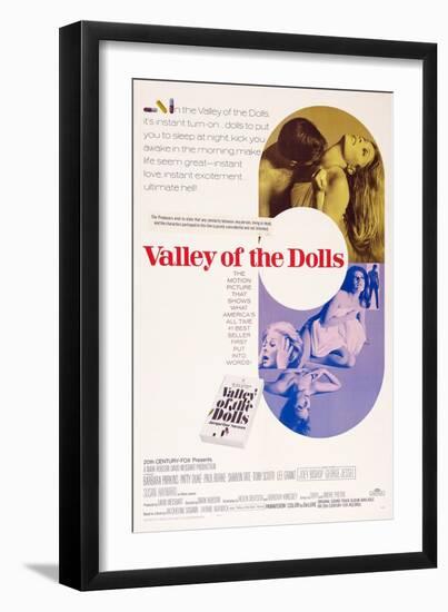 Valley of the Dolls, Sharon Tate, Patty Duke, Susan Hayward, 1967-null-Framed Art Print