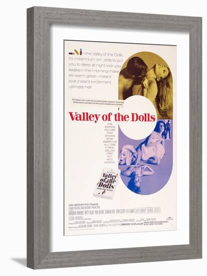 Valley of the Dolls, Sharon Tate, Patty Duke, Susan Hayward, 1967-null-Framed Premium Giclee Print