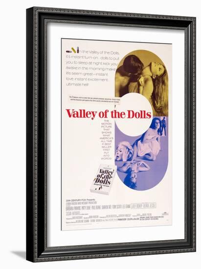 Valley of the Dolls, Sharon Tate, Patty Duke, Susan Hayward, 1967-null-Framed Premium Giclee Print