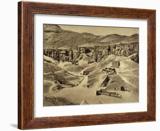 Valley of the Kings, C 1925-null-Framed Photographic Print