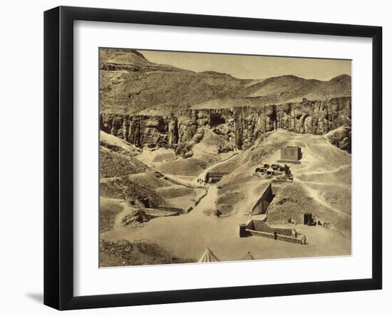 Valley of the Kings, C 1925-null-Framed Photographic Print