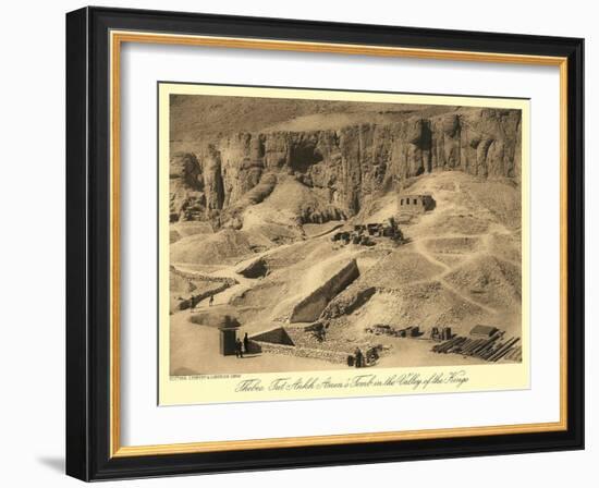 Valley of the Kings, Tut's Tomb-null-Framed Art Print