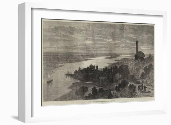 Valley of the Loire, with the Lanterne De Rochecorbon-Samuel Read-Framed Giclee Print