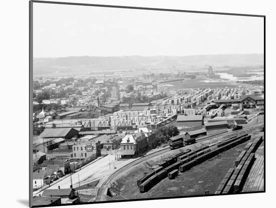 Valley of the Mississippi from Winona, Minn.-null-Mounted Photo