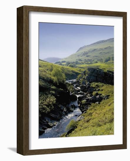 Valley of the River Claerwen in the Cambrian Mountains, Mid-Wales, United Kingdom, Europe-David Hughes-Framed Photographic Print