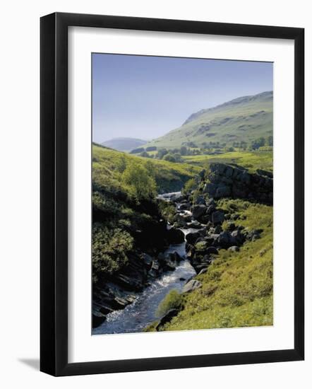 Valley of the River Claerwen in the Cambrian Mountains, Mid-Wales, United Kingdom, Europe-David Hughes-Framed Photographic Print