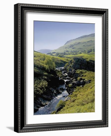 Valley of the River Claerwen in the Cambrian Mountains, Mid-Wales, United Kingdom, Europe-David Hughes-Framed Photographic Print