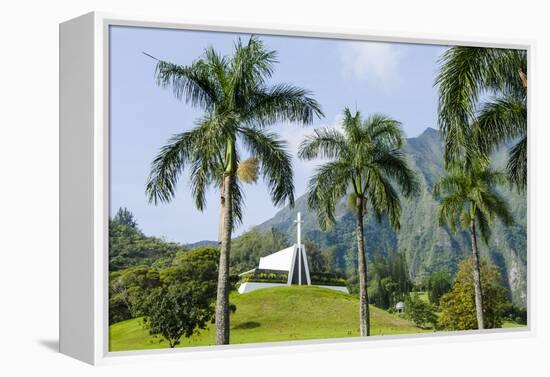 Valley of the Temples, Kaneohe, Oahu, Hawaii-Michael DeFreitas-Framed Premier Image Canvas