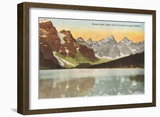 Valley of the Ten Peaks, Laggan, Alberta-null-Framed Art Print