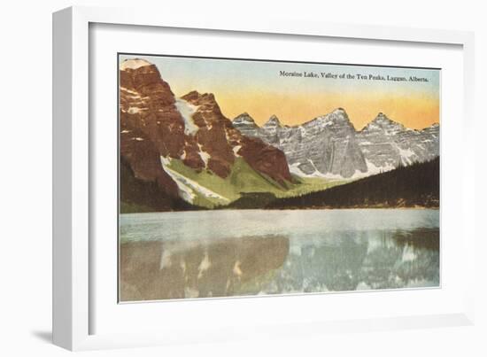 Valley of the Ten Peaks, Laggan, Alberta-null-Framed Art Print