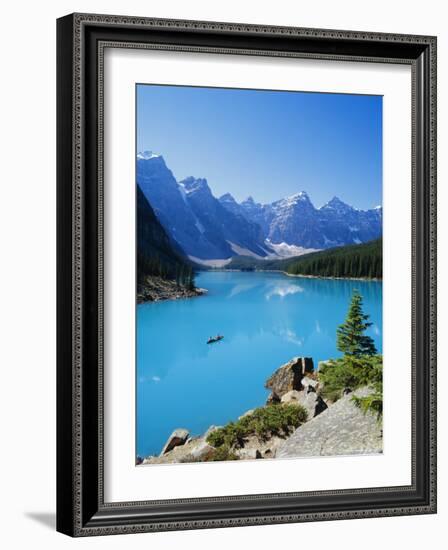 Valley of the Ten Peaks, Lake Moraine, Rocky Mountains, Banff National Park, Alberta, Canada-Hans Peter Merten-Framed Photographic Print