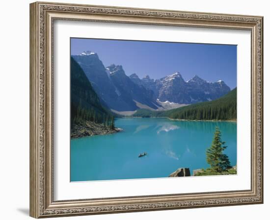 Valley of the Ten Peaks, Moraine Lake, Banff National Park, Rocky Mountains, Alberta, Canada-Hans Peter Merten-Framed Photographic Print