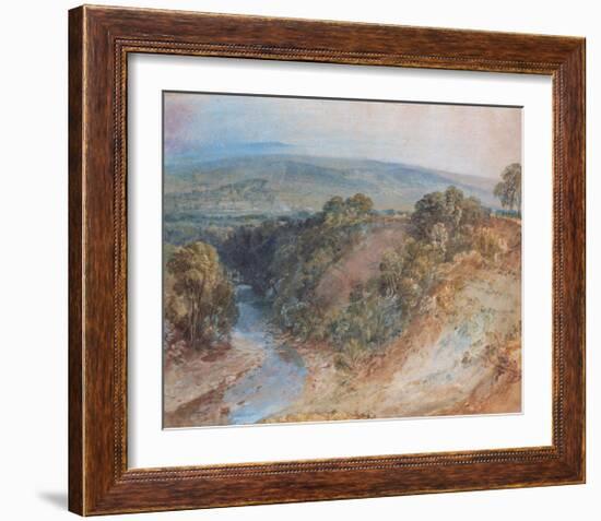 Valley of the Washburn, 1818-J M W Turner-Framed Giclee Print