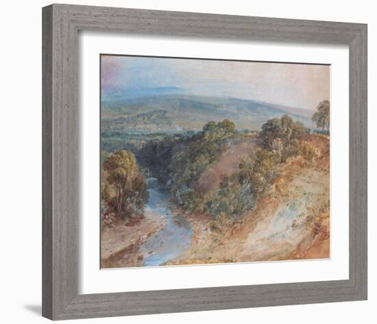 Valley of the Washburn, 1818-J M W Turner-Framed Giclee Print