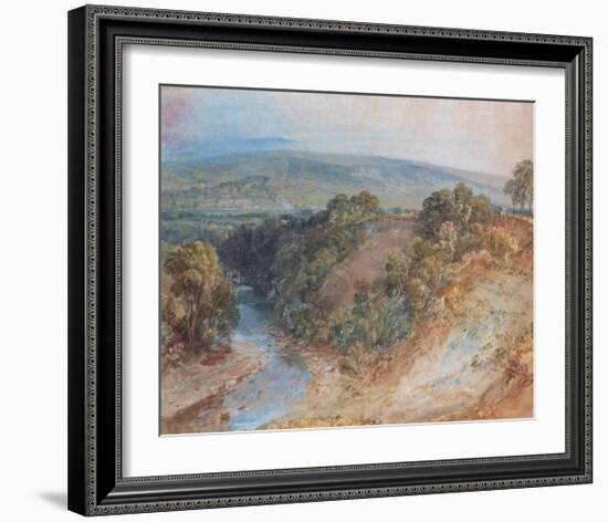 Valley of the Washburn, 1818-J M W Turner-Framed Giclee Print