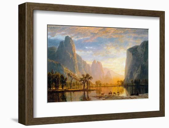 Valley of the Yosemite by Albert Bierstadt-Fine Art-Framed Photographic Print