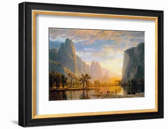 Valley of the Yosemite by Albert Bierstadt-Fine Art-Framed Photographic Print