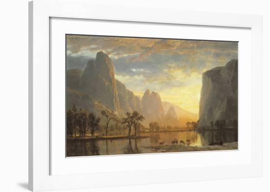 Valley of the Yosemite-Albert Bierstadt-Framed Art Print