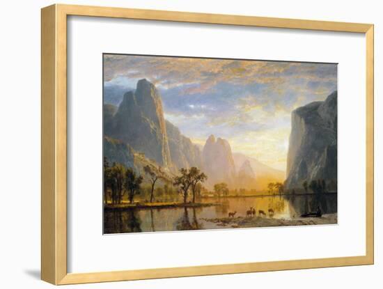 Valley of the Yosemite-Albert Bierstadt-Framed Giclee Print