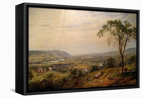 Valley of Wyoming-Jasper Francis Cropsey-Framed Stretched Canvas