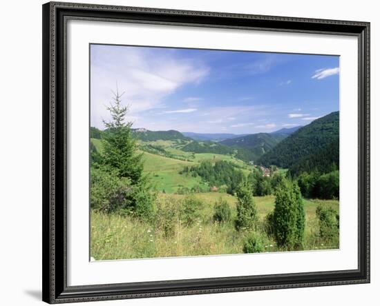 Valley Scenery Around Village of Biela, Mala Fatra Mountains, Slovakia, Europe-Richard Nebesky-Framed Photographic Print