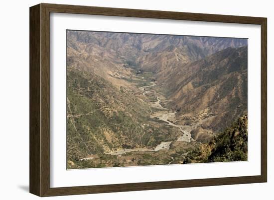 Valley Seen from the Old Road from Asmara to Massawa-Augusto Leandro Stanzani-Framed Photographic Print