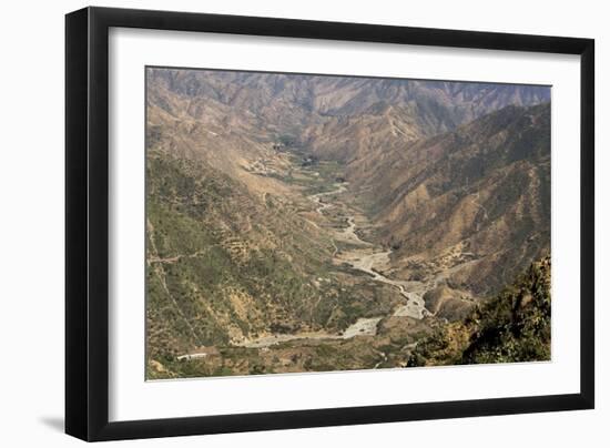 Valley Seen from the Old Road from Asmara to Massawa-Augusto Leandro Stanzani-Framed Photographic Print