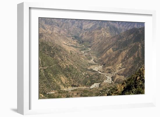 Valley Seen from the Old Road from Asmara to Massawa-Augusto Leandro Stanzani-Framed Photographic Print