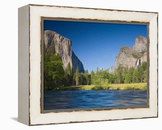 Valley View with El Capitan, Yosemite National Park, CA-Jamie & Judy Wild-Framed Premier Image Canvas