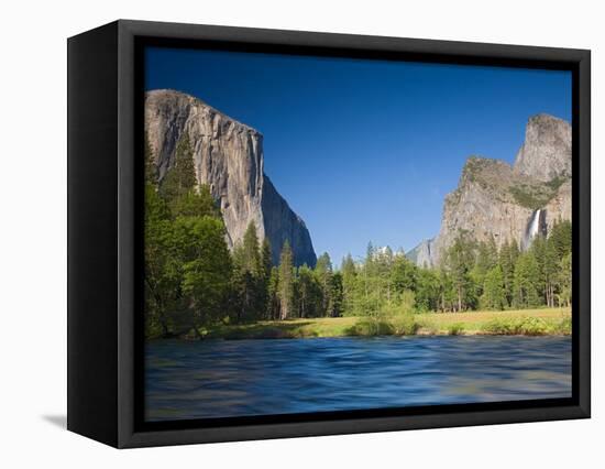 Valley View with El Capitan, Yosemite National Park, CA-Jamie & Judy Wild-Framed Premier Image Canvas