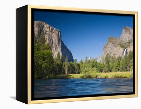 Valley View with El Capitan, Yosemite National Park, CA-Jamie & Judy Wild-Framed Premier Image Canvas