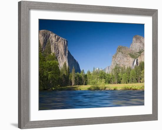 Valley View with El Capitan, Yosemite National Park, CA-Jamie & Judy Wild-Framed Photographic Print