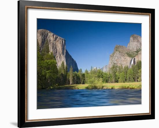 Valley View with El Capitan, Yosemite National Park, CA-Jamie & Judy Wild-Framed Photographic Print