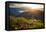 Valley View with Villages and Mountains at Sunrise. View from Adam's Peak, Sri Lanka-Dudarev Mikhail-Framed Premier Image Canvas