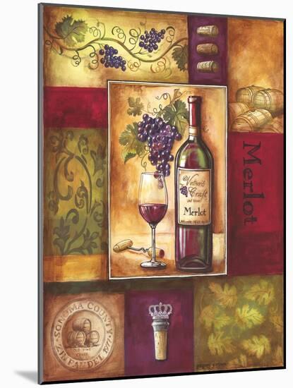 Valley Wine II-Gregory Gorham-Mounted Art Print