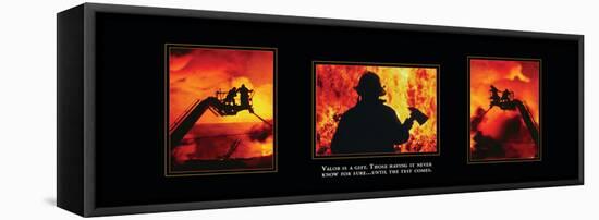 Valor - Firefighters Tryp-Unknown Unknown-Framed Stretched Canvas