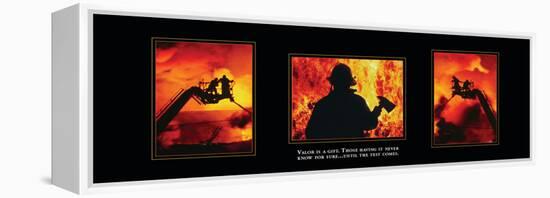 Valor - Firefighters Tryp-Unknown Unknown-Framed Stretched Canvas