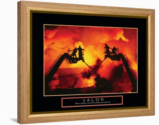 Valor - Firefighters-Unknown Unknown-Framed Stretched Canvas