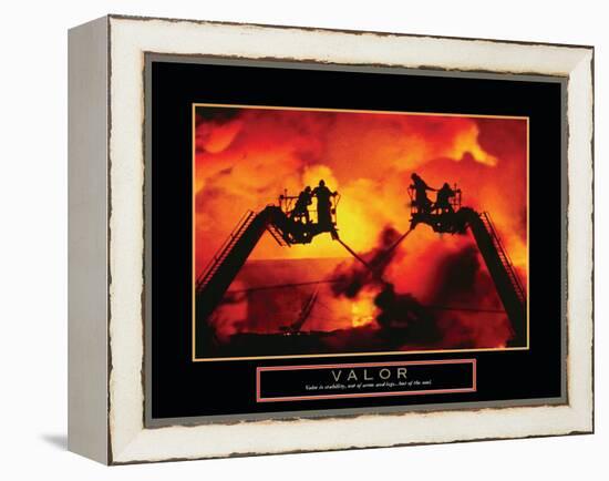 Valor - Firefighters-Unknown Unknown-Framed Stretched Canvas