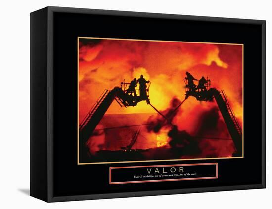 Valor - Firefighters-Unknown Unknown-Framed Stretched Canvas