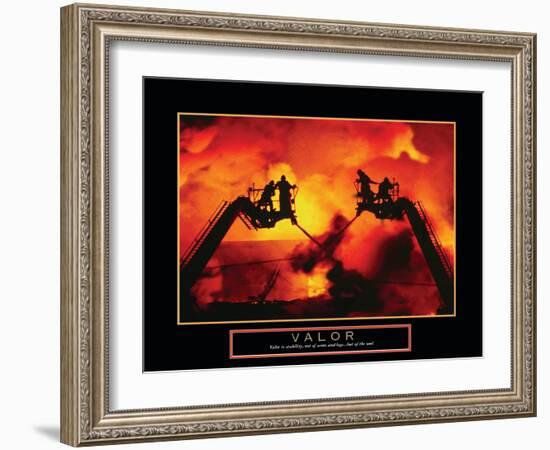 Valor - Firefighters-Unknown Unknown-Framed Photo