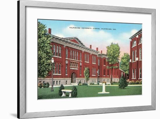 Valparaiso University Campus-null-Framed Art Print