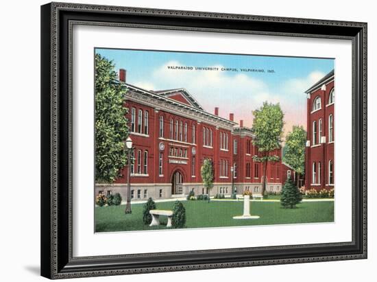 Valparaiso University Campus-null-Framed Premium Giclee Print