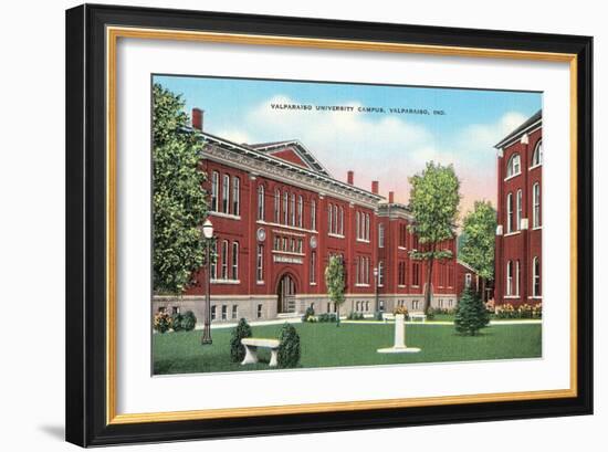 Valparaiso University Campus-null-Framed Premium Giclee Print