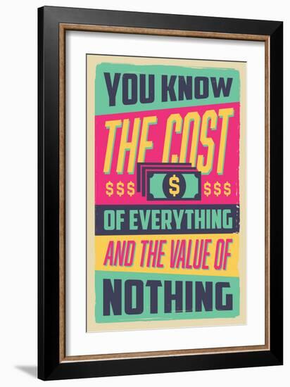 Value-Vintage Vector Studio-Framed Art Print