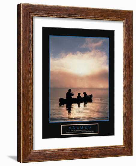 Values - Fishing-Unknown Unknown-Framed Photo