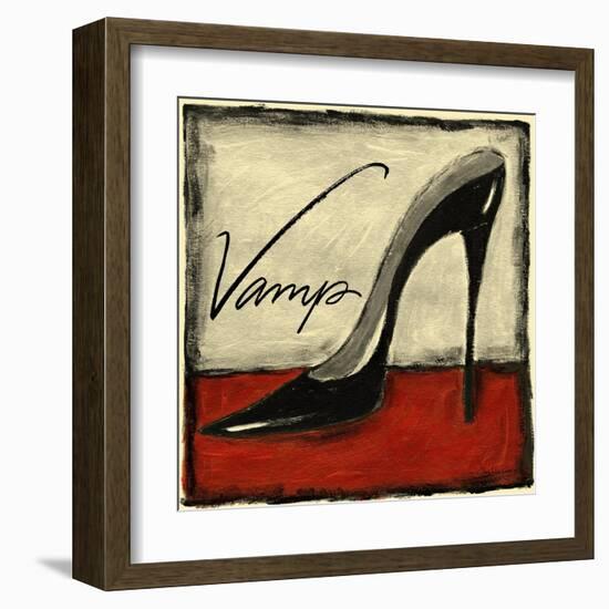 Vamp on Red-Chariklia Zarris-Framed Art Print
