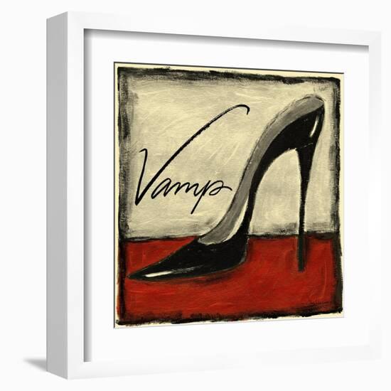 Vamp on Red-Chariklia Zarris-Framed Art Print