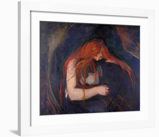 Vampire 1895-Edvard Munch-Framed Premium Giclee Print