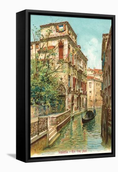 Van Axel Canal, Venice, Italy-null-Framed Stretched Canvas